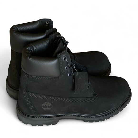 Timberland Premium 6” Waterproof Boot Black Lace Up Women’s Size 7 NWT Y2K - Picture 13 of 16